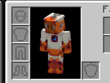 A closer look into my skin. I made Cut Man&rsquo;s scissors pop out thanks to the hoodie layer