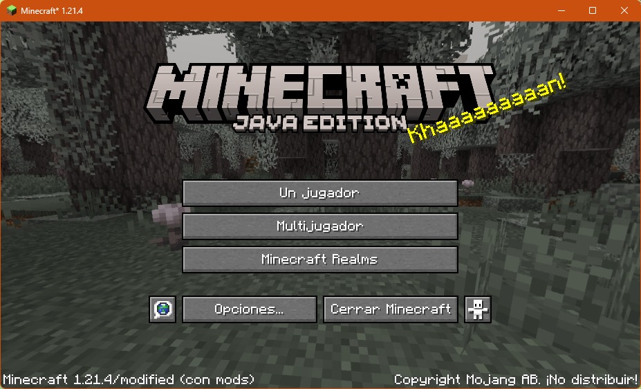 Minecraft 1.21.4 with Optifine installed