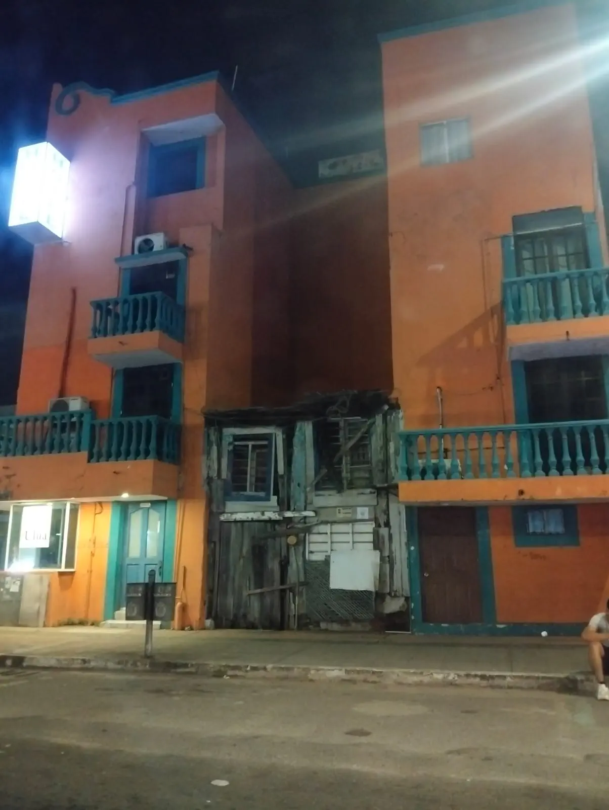 Weirdly shaped hotel