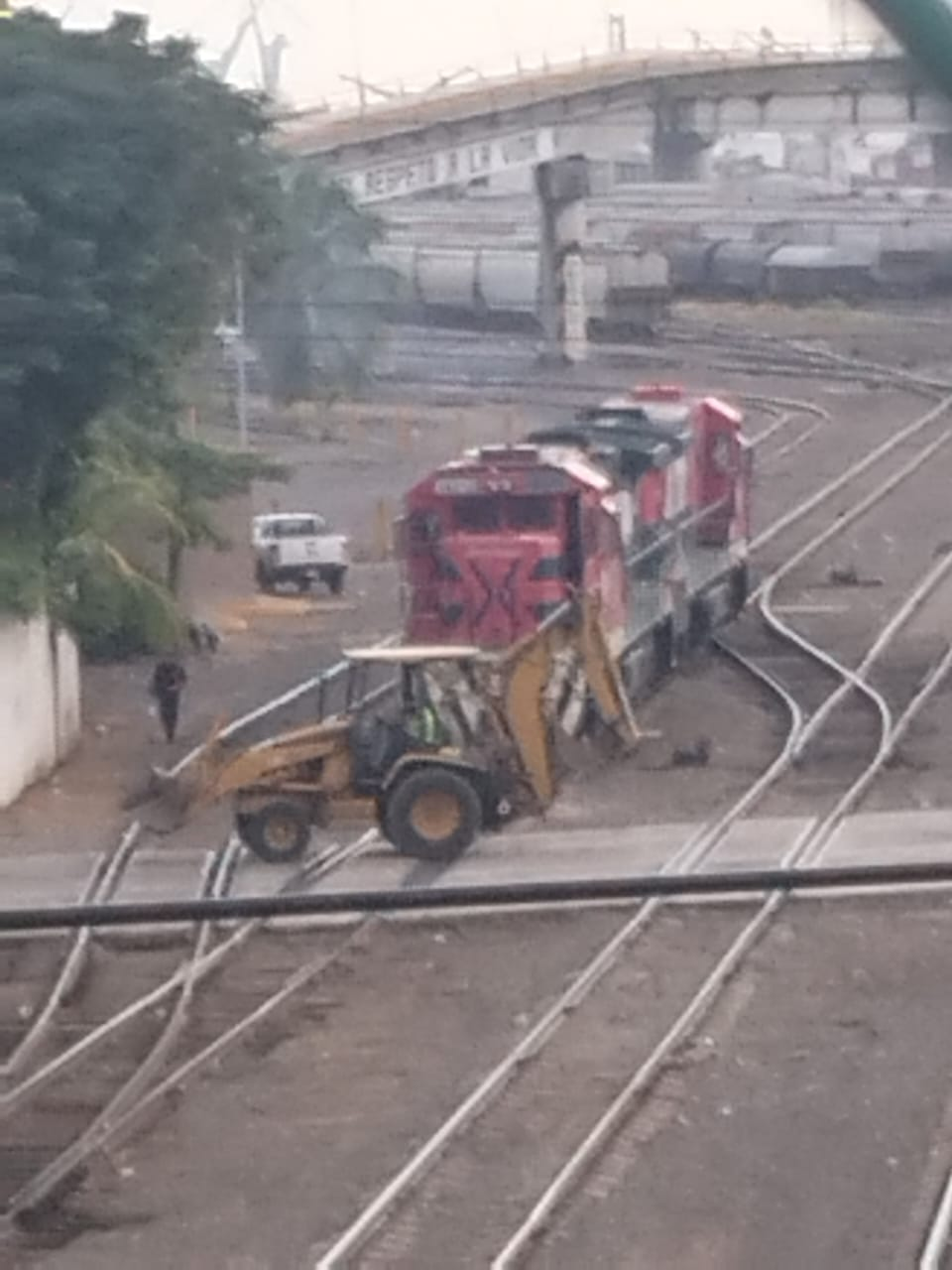 Train and Truck