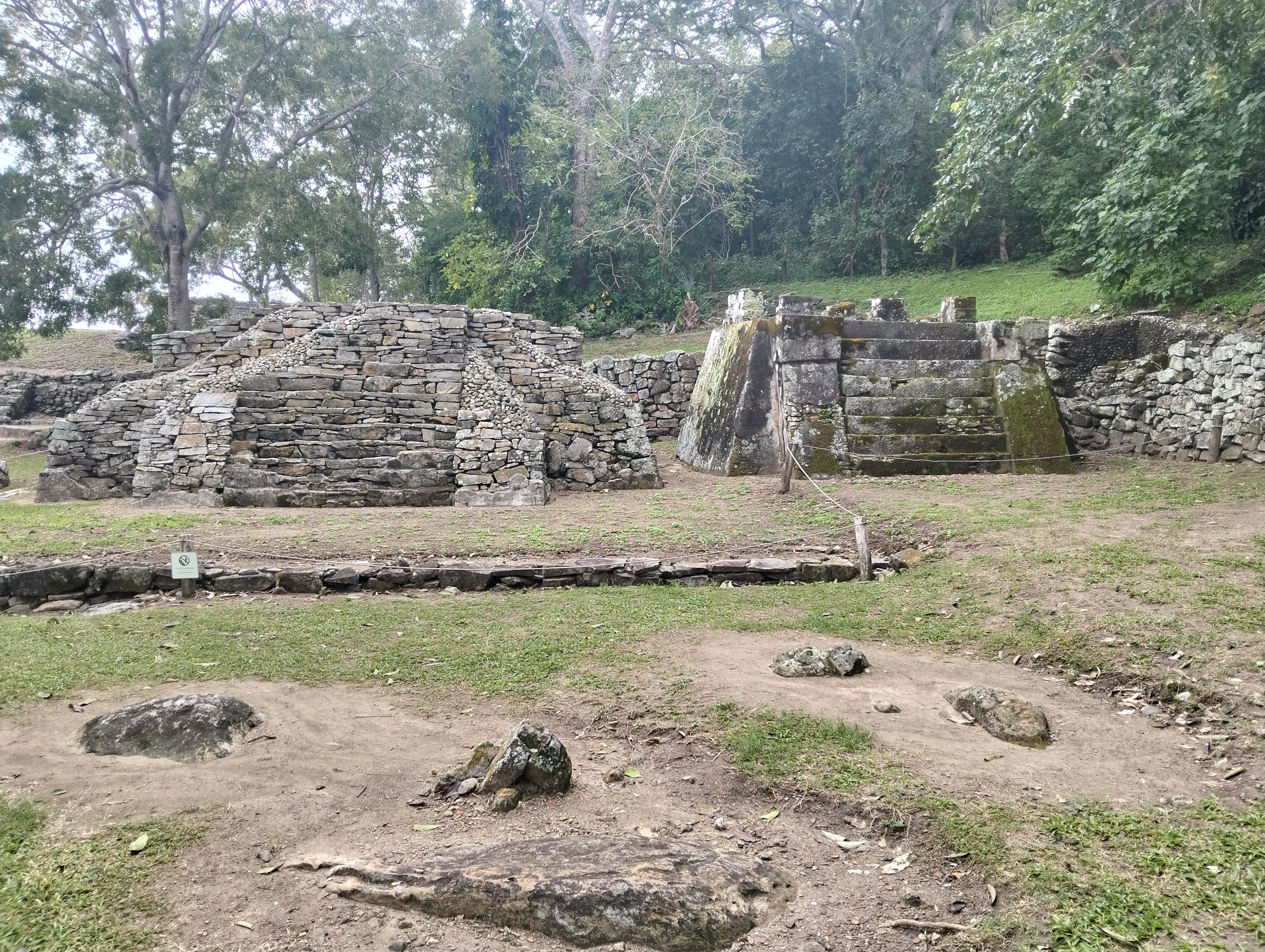 Two tombs that are actually pyramids. Most likely belonged to nobles.