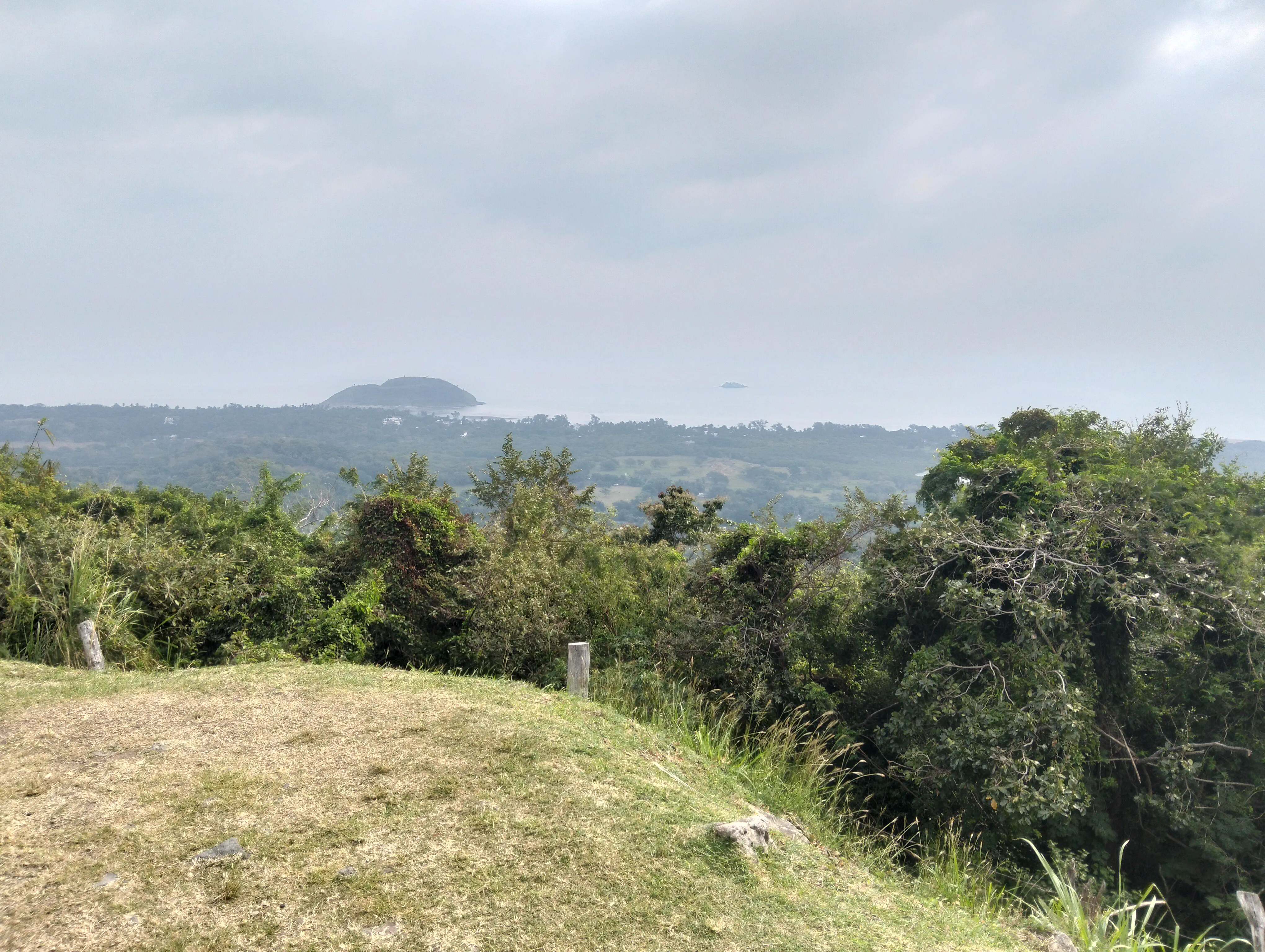 Sea side view of Villa Rica de la Veracruz, along with La Quebrada on the left, Laguna Madre on the right, and El Amarradero de Cortés on the background